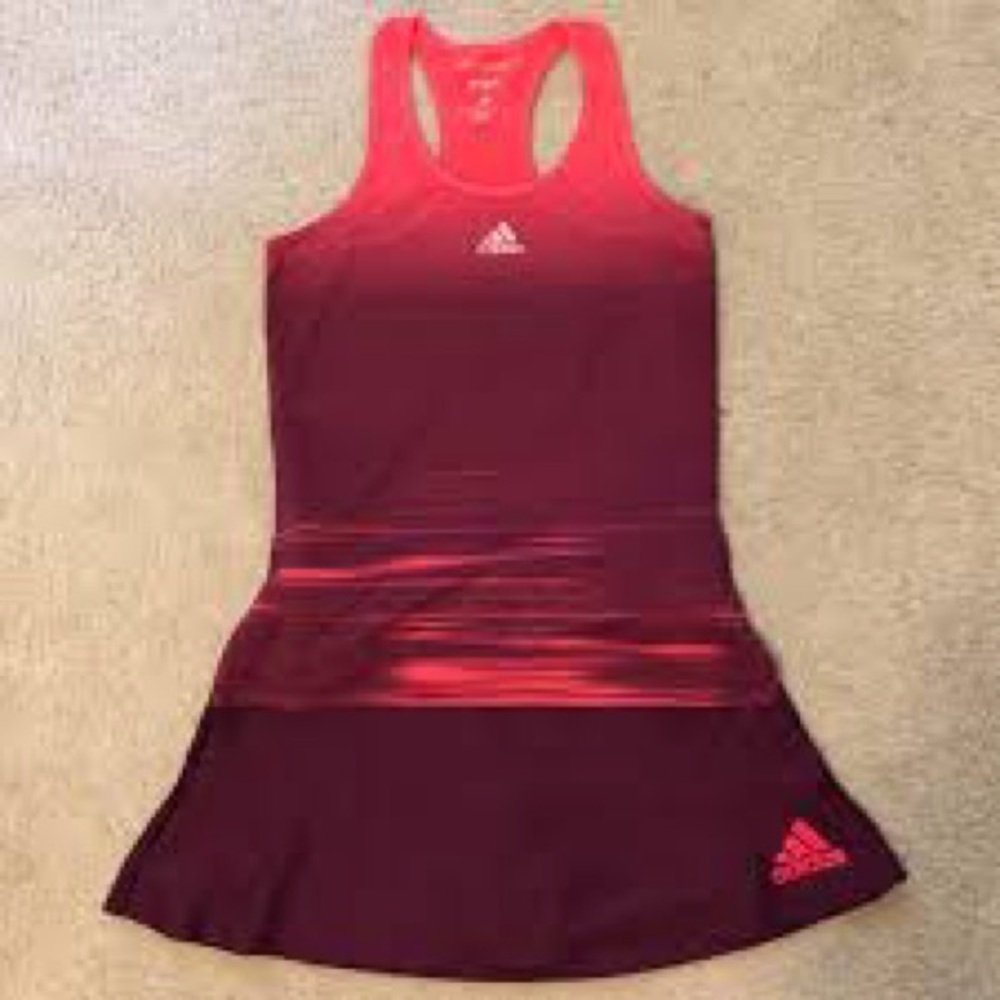 Adidas Climate Red Athletic Set 🥀Skort & Tank Top 🥀 - Picture 2 of 12